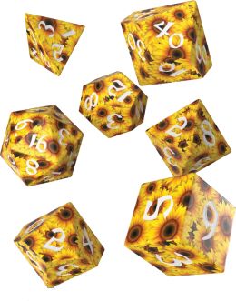 Full Art Dice Set Sunflower