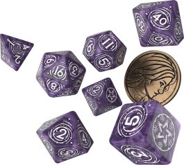 The Witcher Dice Set: Yennefer - Lilac and Gooseberries (7 + coin)