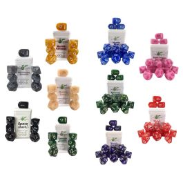 Marble/Shimmer Dice Bundle: 7-Set 15-Set (10)