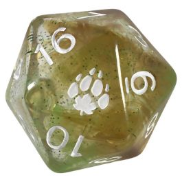 d20 Single 30mm Diffusion Druid's Circle with symbol