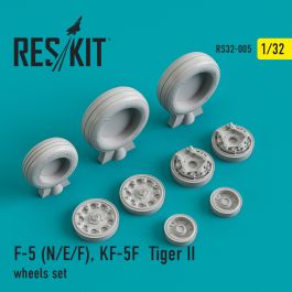 Res/Kit F-5 (N/E/F), KF-5F Tiger II wheels set