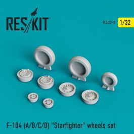 Res/Kit F-104 (A/B/C/D) 'Starfighter' wheels set