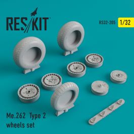 Res/Kit Me.262 Type 2 wheels set