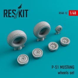 Res/Kit P-51 MUSTANG wheels set