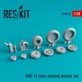 Res/Kit MiG-15 (late version) wheels set