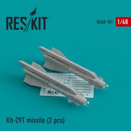 Res/Kit Kh-29T (AS-14B 'Kedge) missile (2 pcs) Su-17, Su-25,Su-24, Su-34, Su-30, Su-39, Mig-27, Yak-130, Mirage F.1
