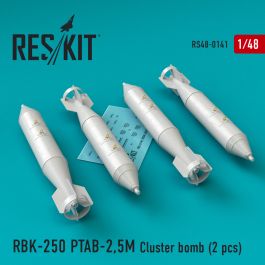 Res/Kit RBK-250 PTAB-2,5M Cluster bomb (4 pcs) (Su-7, Su-17, Su-22, Su-24, Su-25, Su-34, MiG-21, MiG-27)