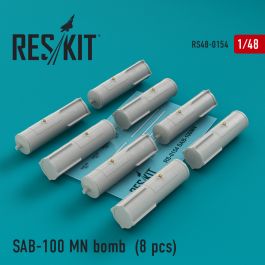 Res/Kit SAB-100 MN bomb (8 pcs) Su-7, Su-17, Su-24, Su-25, Su-27, Su-30, Su-34, MiG-21, MiG-27, Yak-38, Jak-130