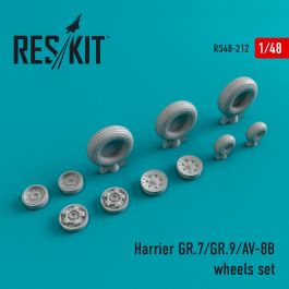 Res/Kit Harrier GR.7/GR.9/AV-8B wheels set