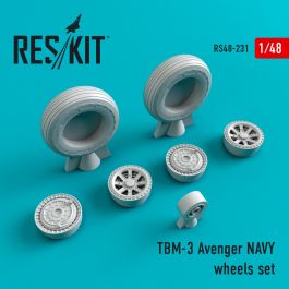 Res/Kit TBM-3 Avenger NAVY wheels set