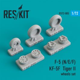 Res/Kit F-5 (N/E/F), KF-5F Tiger II wheels set