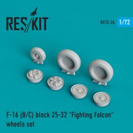 Res/Kit General Dynamics F-16 (B/C) block 25-32 'Fighting Falcon' wheels set