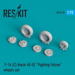 Res/Kit General Dynamics F-16 (C) block 40-52 'Fighting Falcon' wheels set