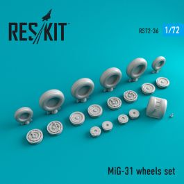Res/Kit MiG-31 wheels set