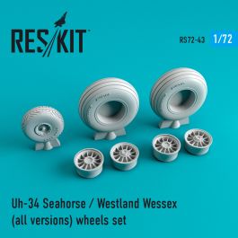 Res/Kit Uh-34 Seahorse / westland wessex (all versions) wheels set