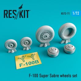 Res/Kit North American F-100 Super Sabre wheels set