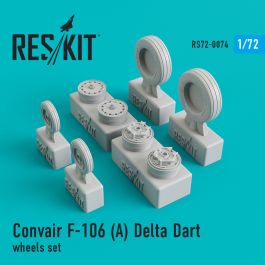 Res/Kit Convair F-106 (_) Delta Dart wheels set