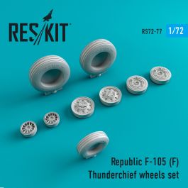 Res/Kit Republic F-105 (F) Thunderchief wheels set