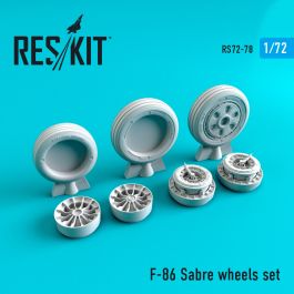 Res/Kit North American F-86 Sabre wheels set