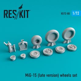 Res/Kit MiG-15 (late version) wheels set