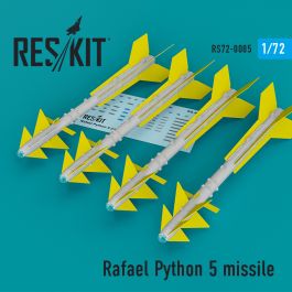 Res/Kit Rafael Python 5 missile (4 pcs) (F-16I, F-16D, F-15I, Mirage F.1)