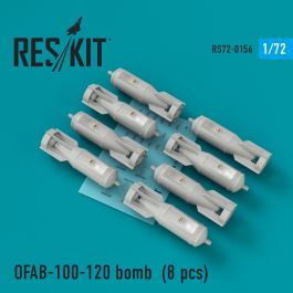 Res/Kit OFAB-100-120 bomb (8 pcs) Su-7, Su-17, Su-24, Su-25, Su-27, Su-30, Su-34, MiG-21, MiG-27, Yak-38, Jak-130