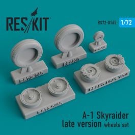 Res/Kit A-1 Skyraider late version wheels set