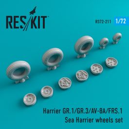 Res/Kit Harrier GR.1/GR.3/AV-8A/FRS.1/Sea Harrier wheels set