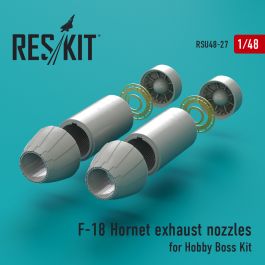 Res/Kit F-18 Hornet exhaust nozzles for Hobby Boss Kit