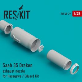 Res/Kit Saab 35 Draken exhaust nozzle for Hasegawa / Eduard Kit