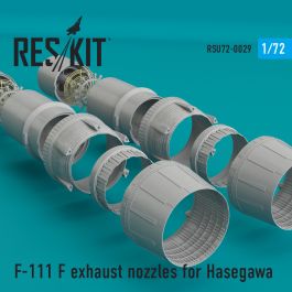 Res/Kit F-111 F exhaust nozzles for Hasegawa KIT
