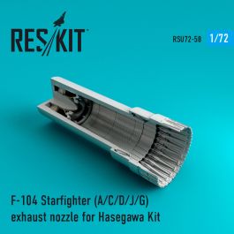 Res/Kit F-104 Starfighter (A/C/D/J/G) exhaust nozzle for Hasegawa Kit