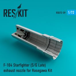 Res/Kit F-104 Starfighter (S/G Late) exhaust nozzle for Hasegawa Kit