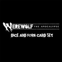Werewolf The Apocalypse RPG: Dice and Form Card Set