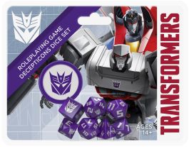 Transformers Rpg Dice Set Decepticon