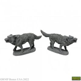 Dungeon Dwellers Bones: Dire Wolves (2)