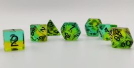 7 Piece Dice Set Mojito