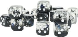 D6 Dice Set (18): 12mm Clubs