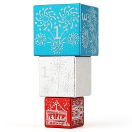 d6 Fireworks Stackable Set