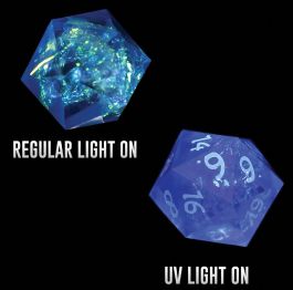 Role Playing Game Dice Set (7): Cloak & Dagger - Blue