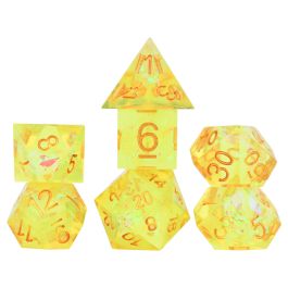 Role Playing Game Dice Set (7): Sharp Yellow Fairy