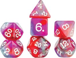 Role Playing Game Dice Set (7): Dragonfruit
