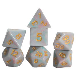 RPG Dice Set (7): Unicorn - Teal
