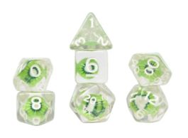 RPG Dice Set (7): Fruit Slice Dice Set - Kiwi