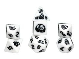 Role Playing Game Dice Set (7): Moon Panda