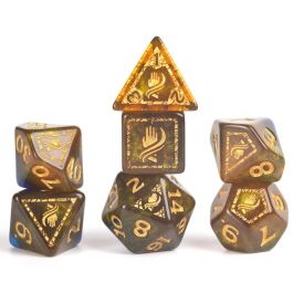 D&D Adventure Dice: Monk (Blue/Gold)
