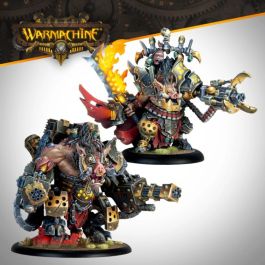 Warmachine: Mercenary - Emperor Carver Ultimus Esquire III & War Boar MMD47 (Super Heavy Warjack)