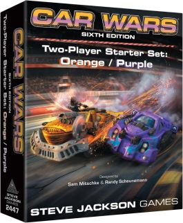 Car Wars Two-Player Starter Set Orange/Purple 6th Edition