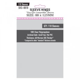 Deck Protector Sleeves: Tiny Epic 88x125mm (110)