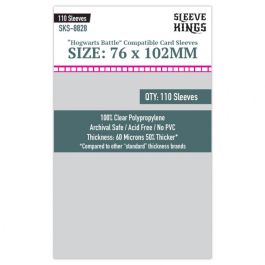 Deck Protector Sleeves: Hogwarts Battle Large 76x102mm (110)